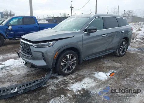 2023 Infiniti Qx60 Luxe Awd из США, поврежденный, VIN 5N1DL1FS3PC347446